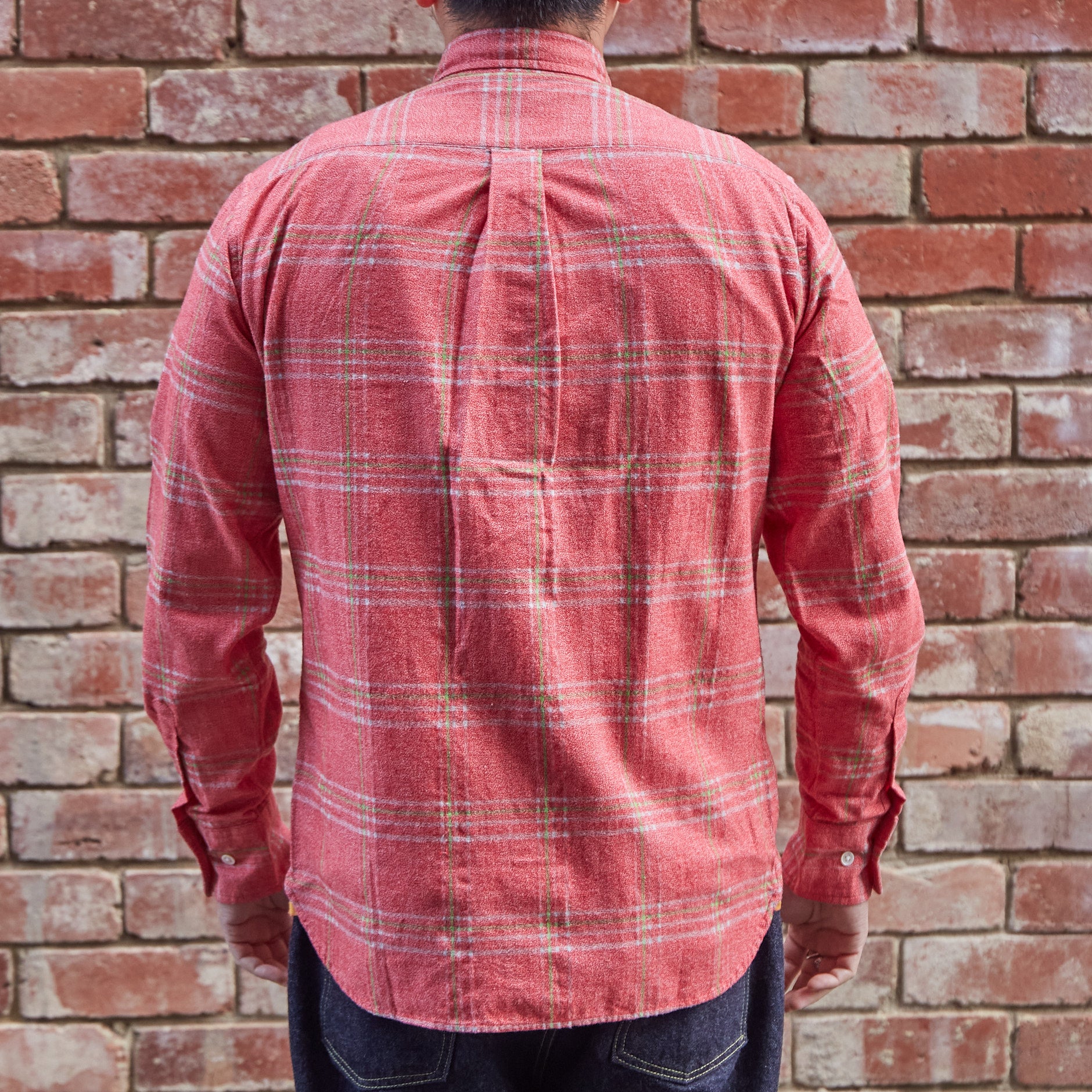Madras Button Down Shirt / Pink Check