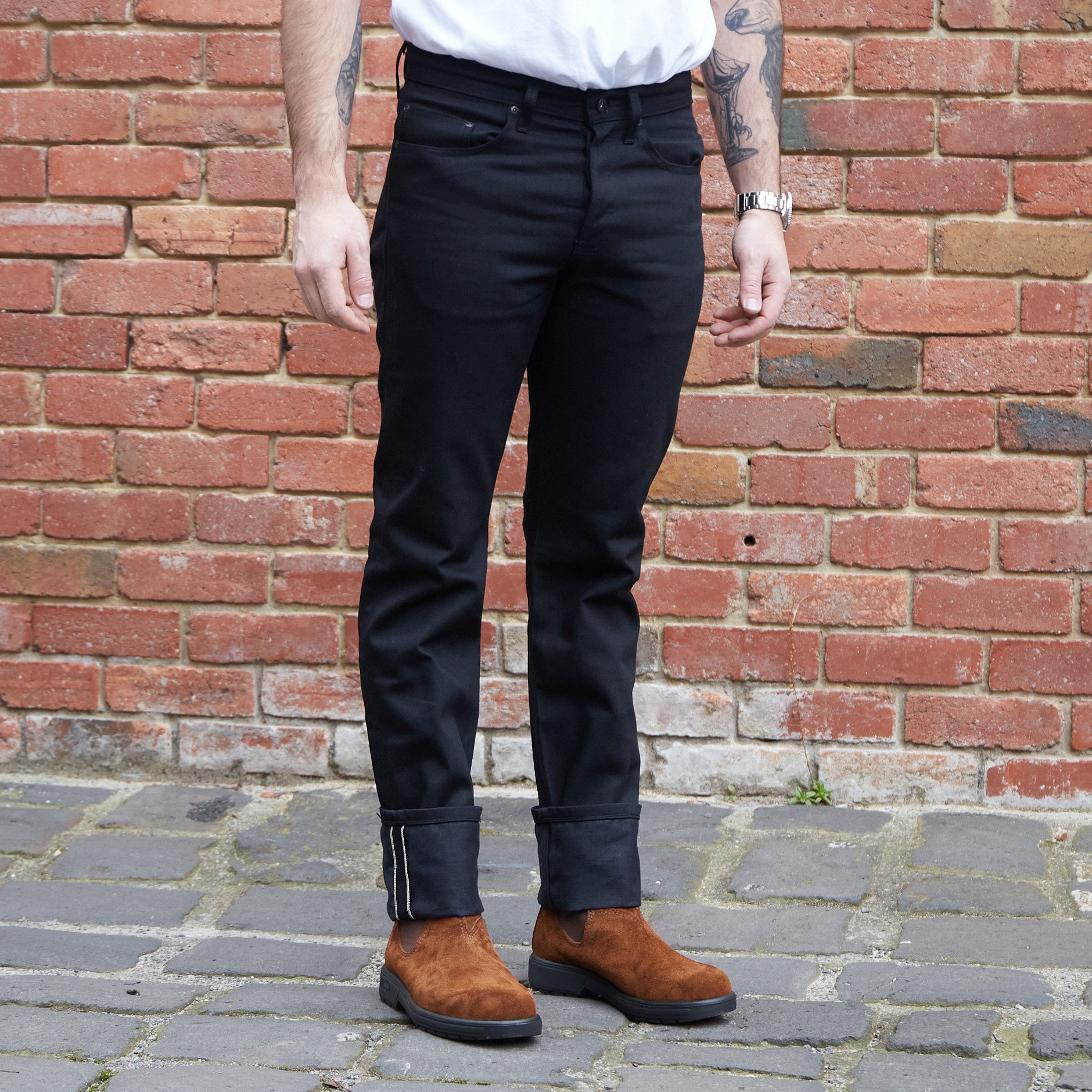 Weird Guy / Solid Black Selvedge