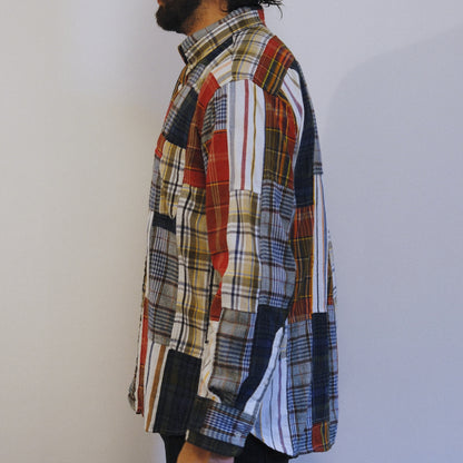 Madras Button Down Shirt / Multi Check
