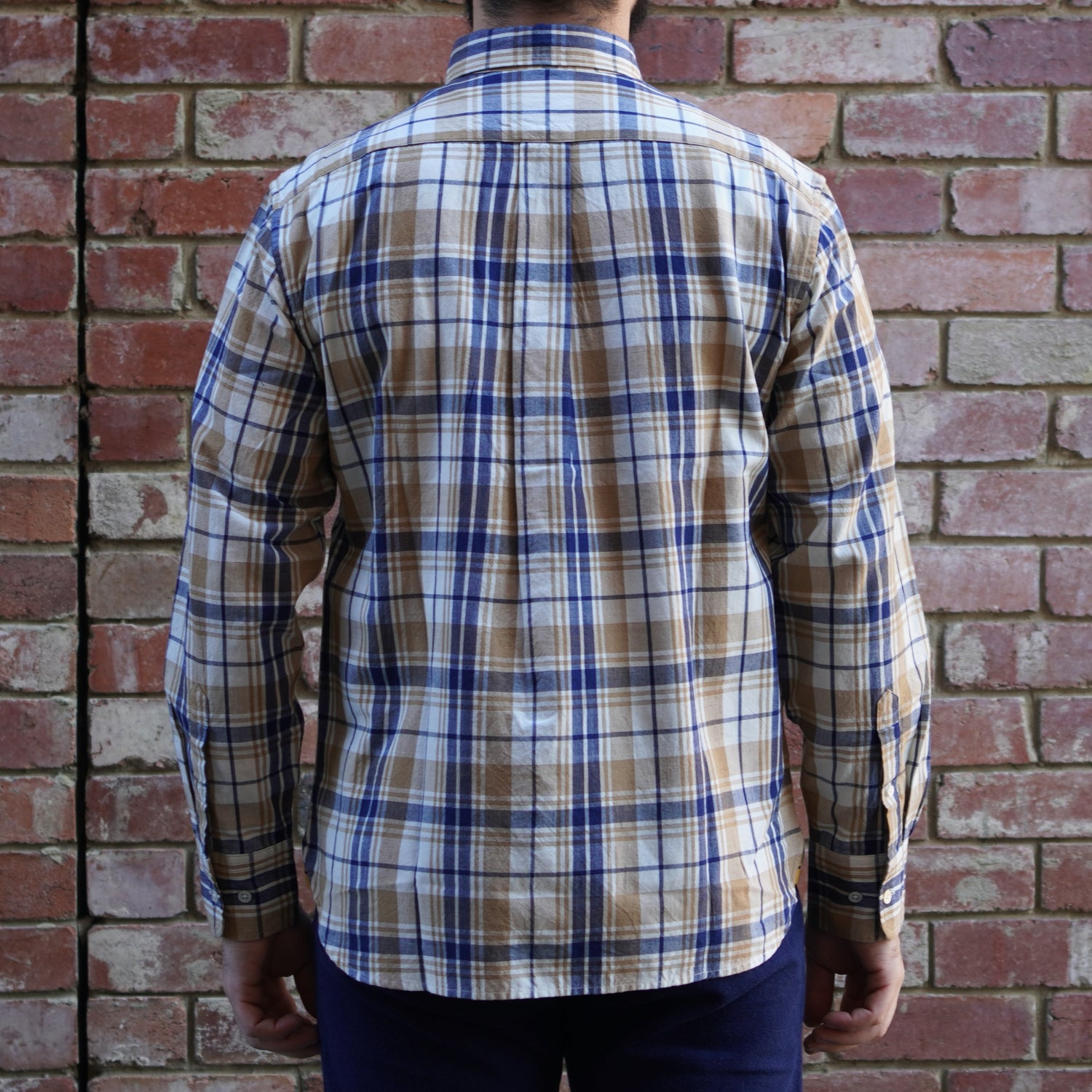 Madras Button Down Shirt / Yellow check