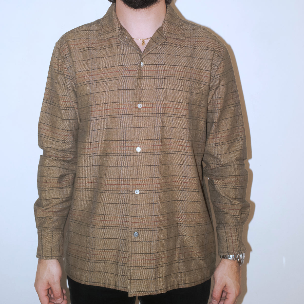 Cuban Shirt / Brown Check