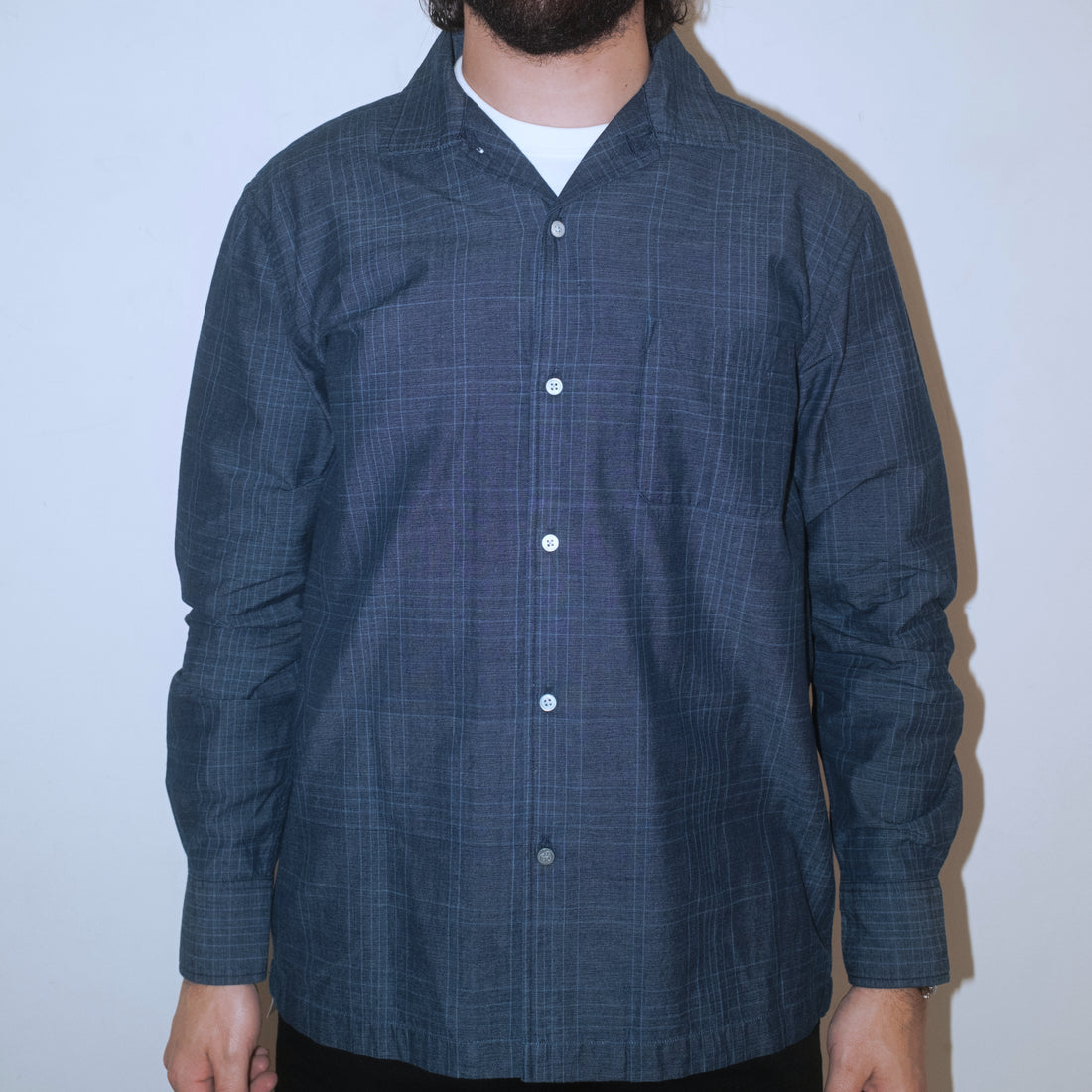 Cuban Shirt / Indigo Check