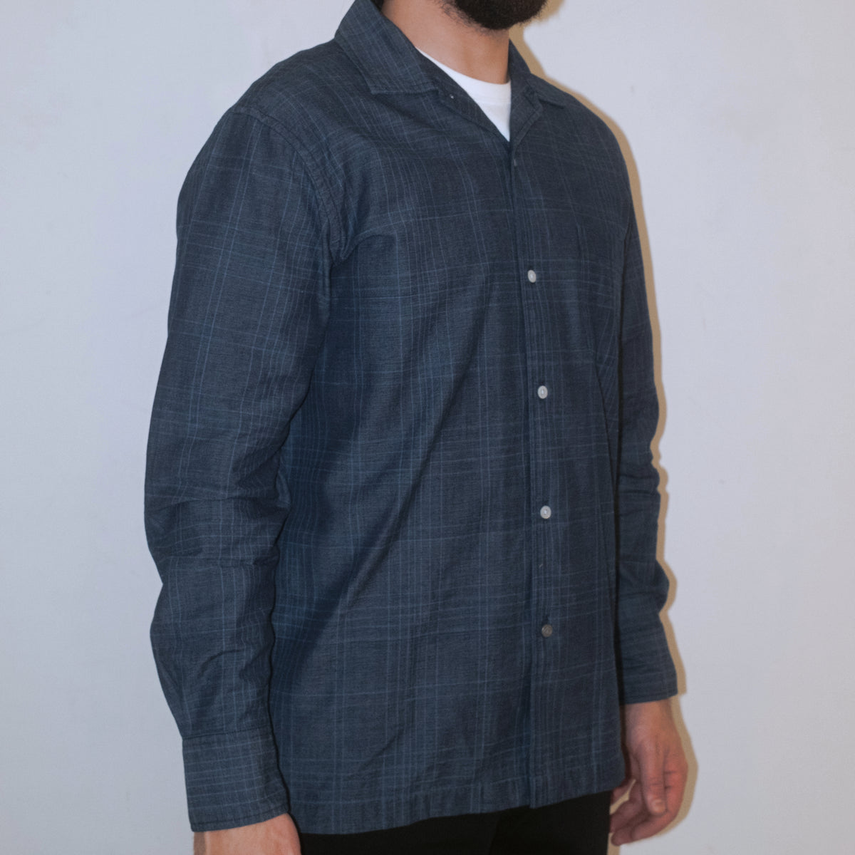 Cuban Shirt / Indigo Check