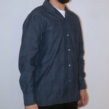 Cuban Shirt / Indigo Check