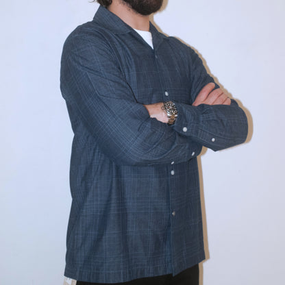 Cuban Shirt / Indigo Check