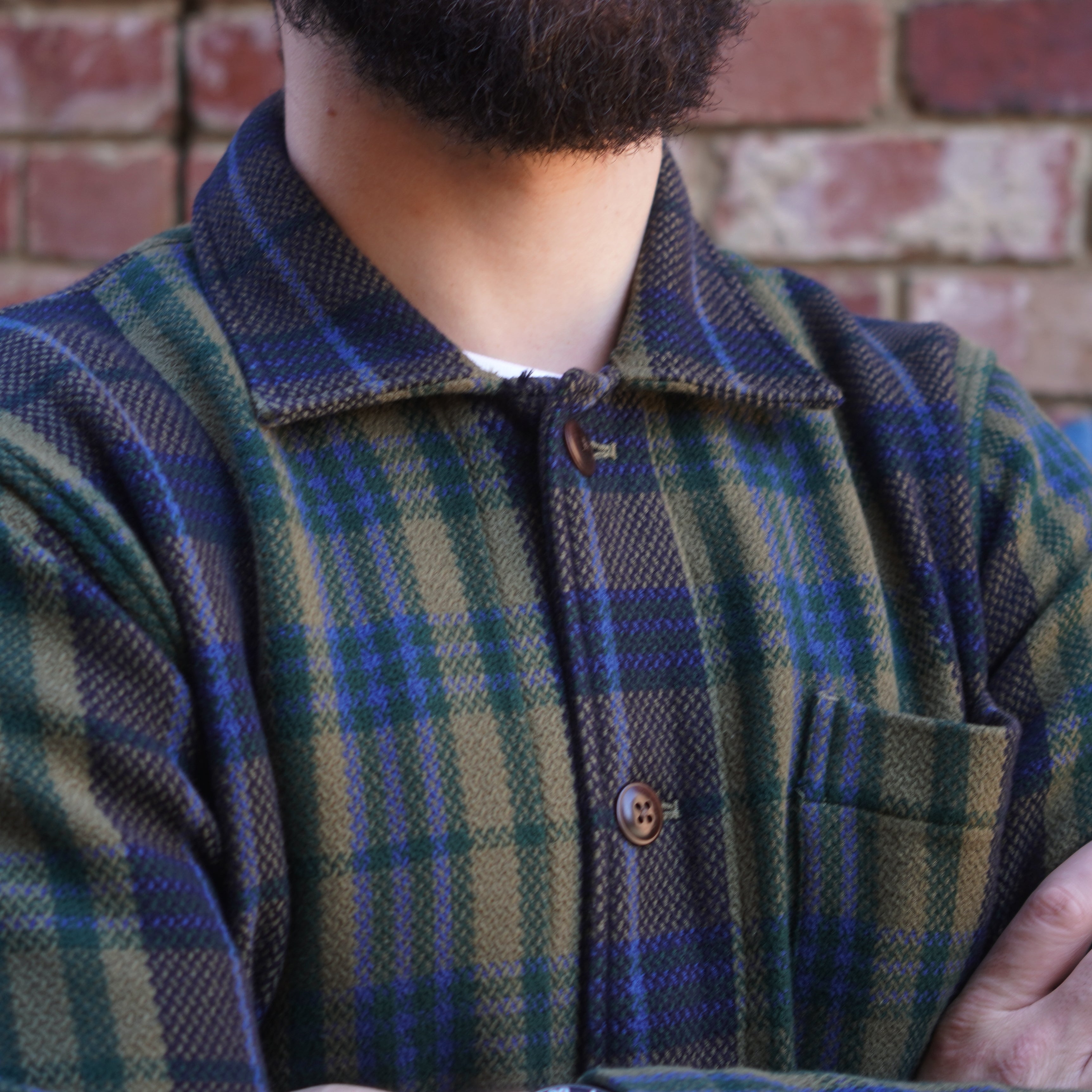 Stout Shirt Jacket / Olive Green Check