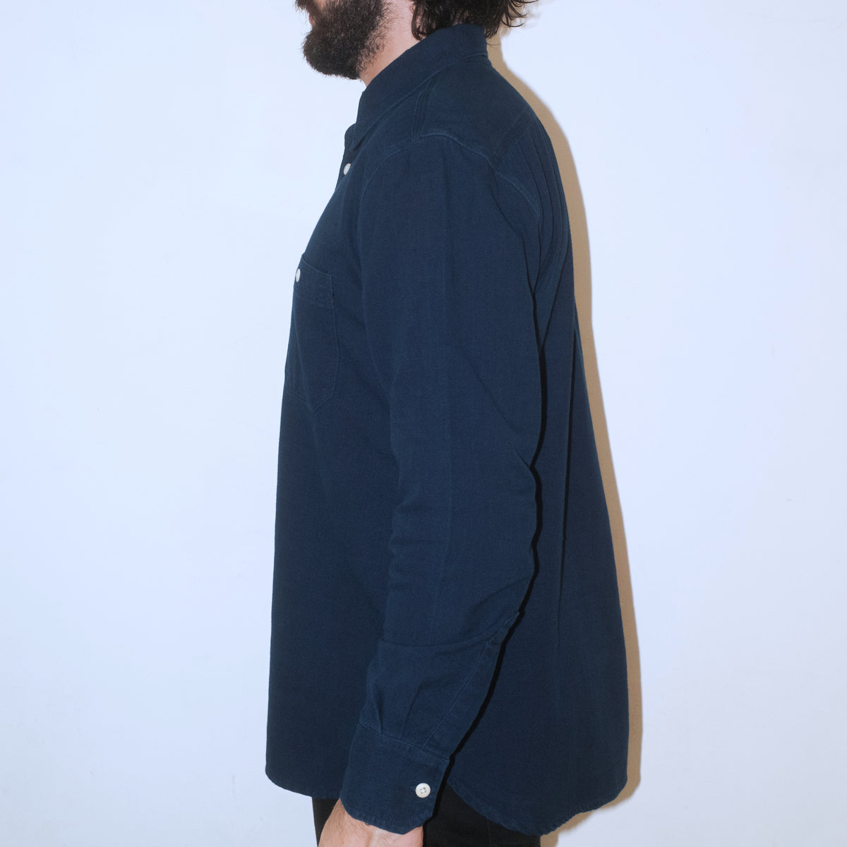 Utility Shirt / Navy Oxford