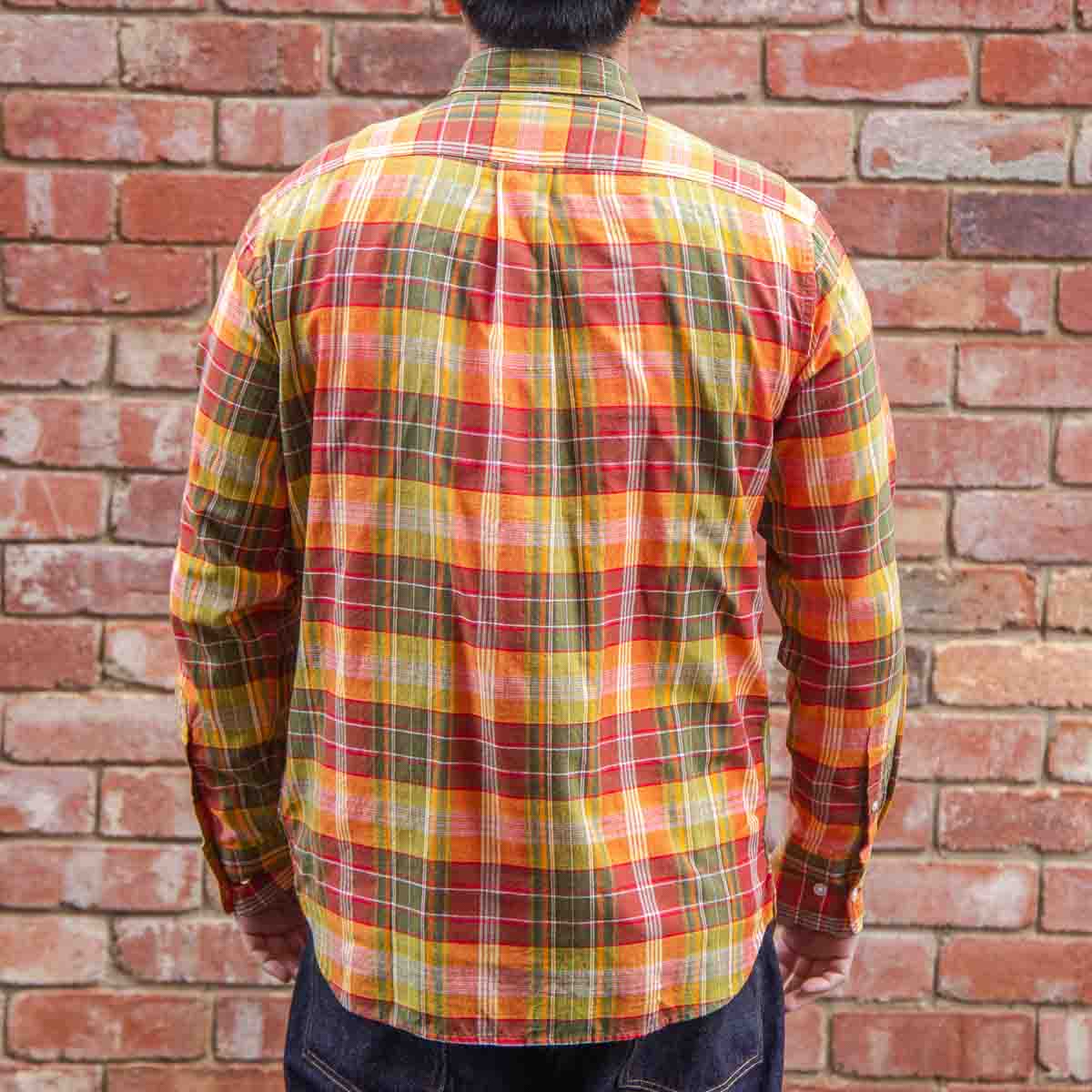 Madras Button Down Shirt / Turmeric