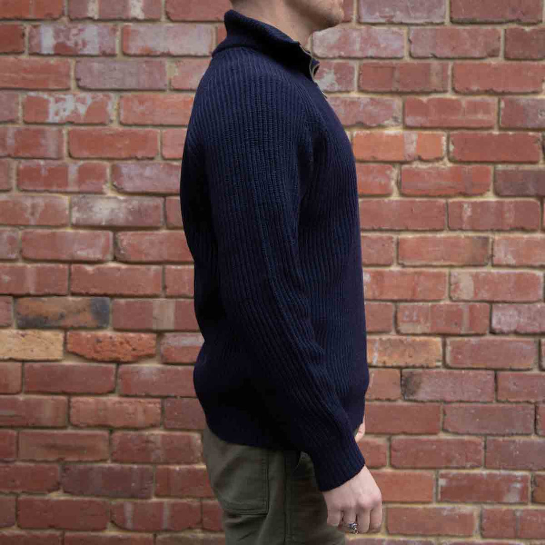 Ford Zip Neck / Navy