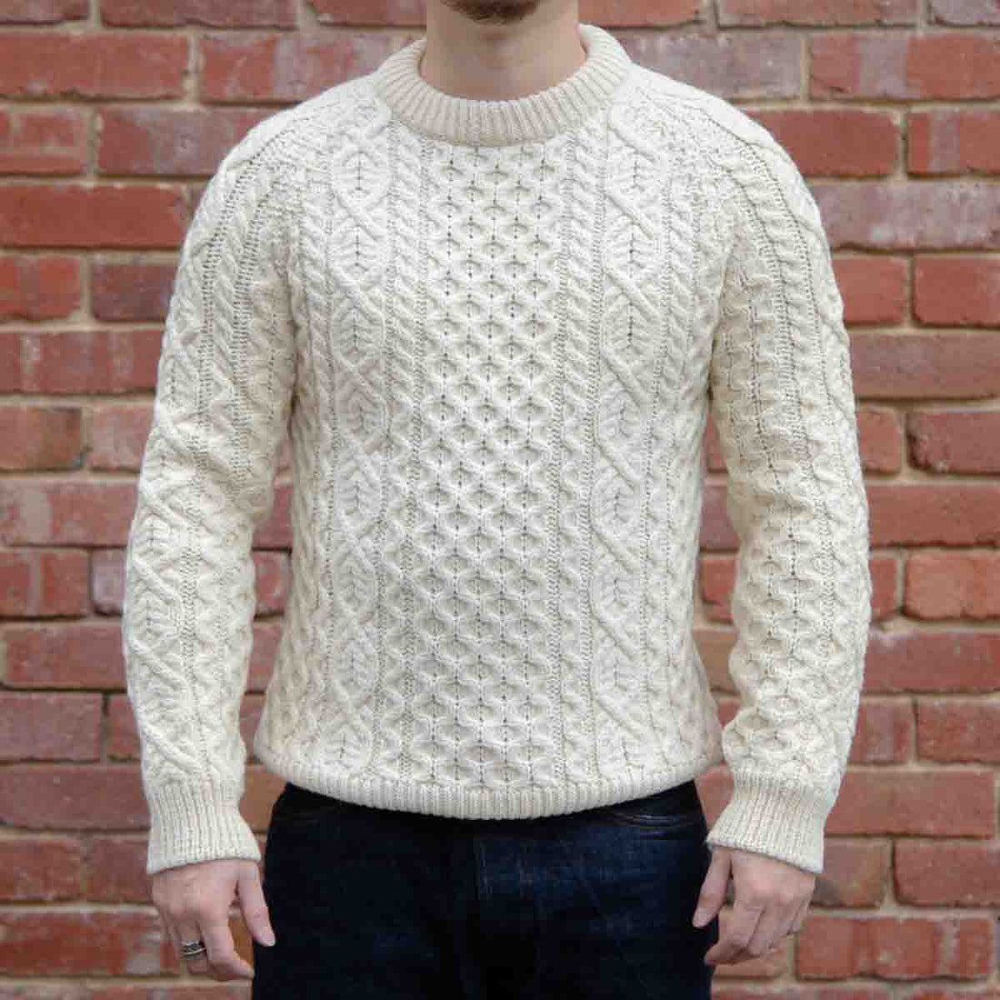 Hudson Aran Jumper / Ecru