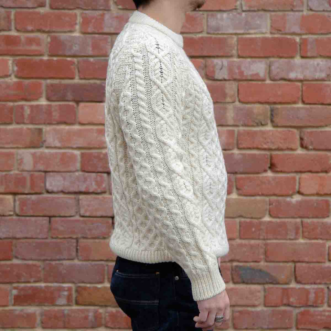 Hudson Aran Jumper / Ecru