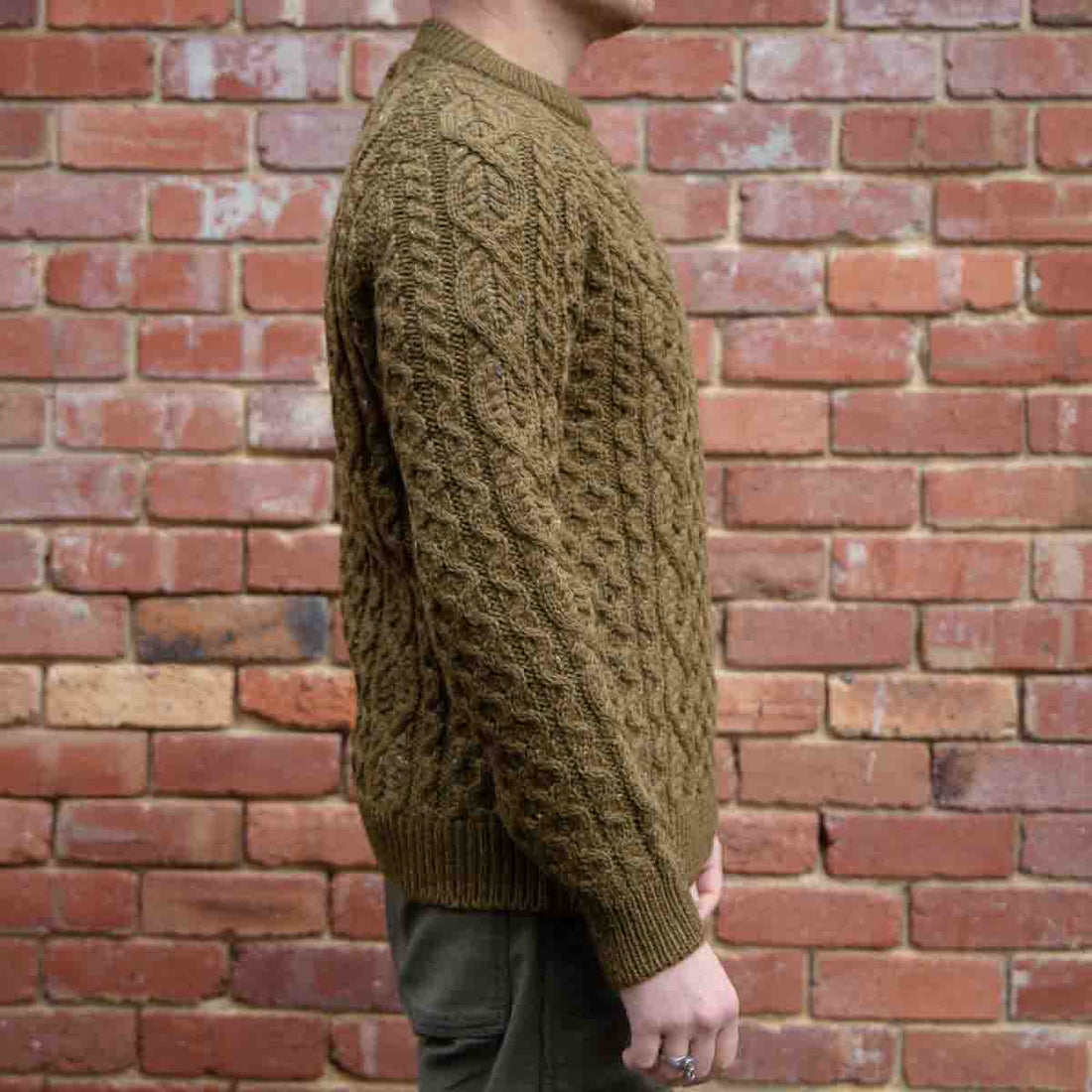 Hudson Aran Jumper / Khaki