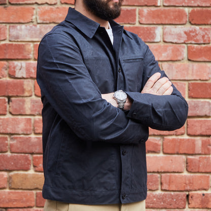 Ridgeline Supply Jacket / Black Waxed Canvas