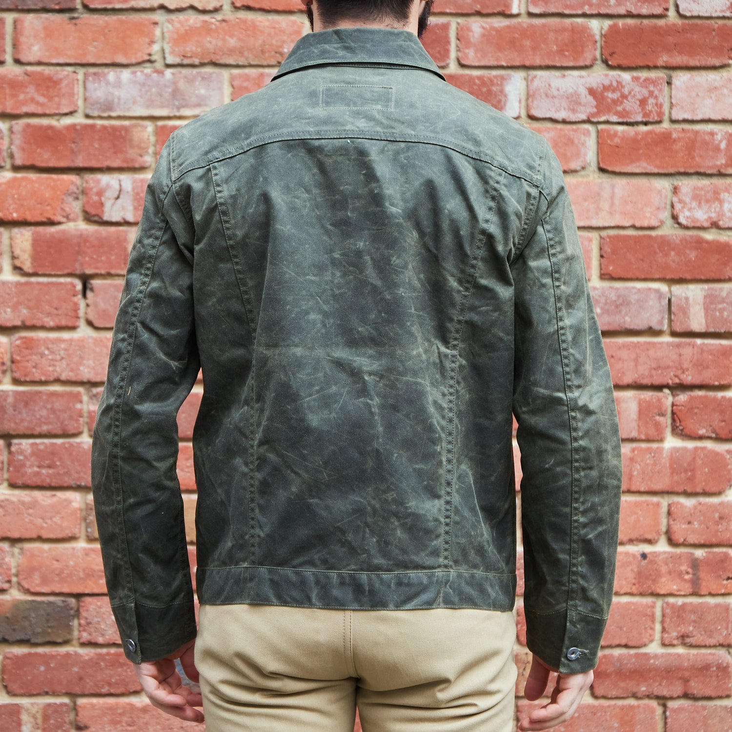 Ridgeline Supply Jacket / Olive Waxed Canvas