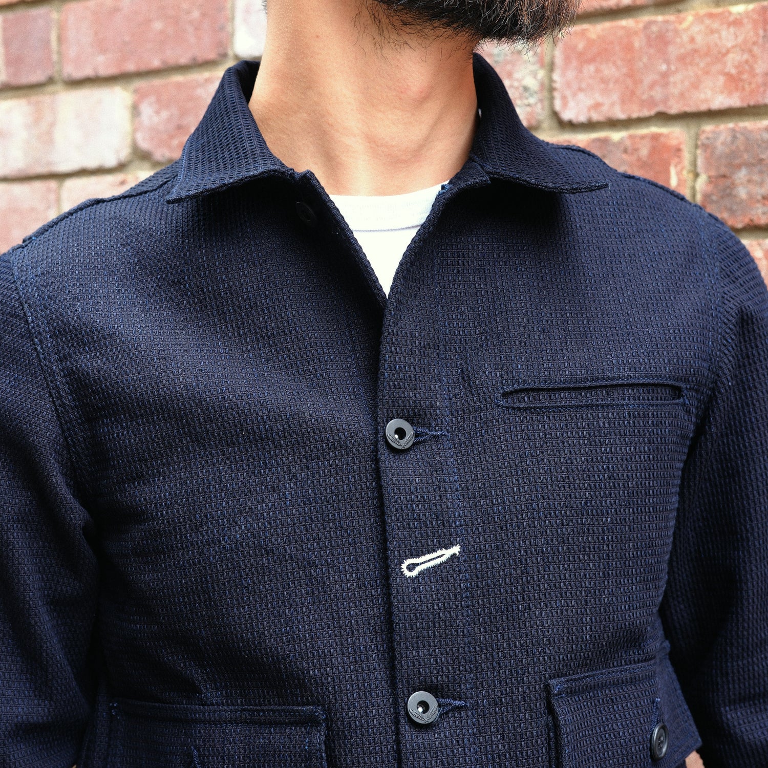 Ranger Jacket / Indigo Shashiko Waffle