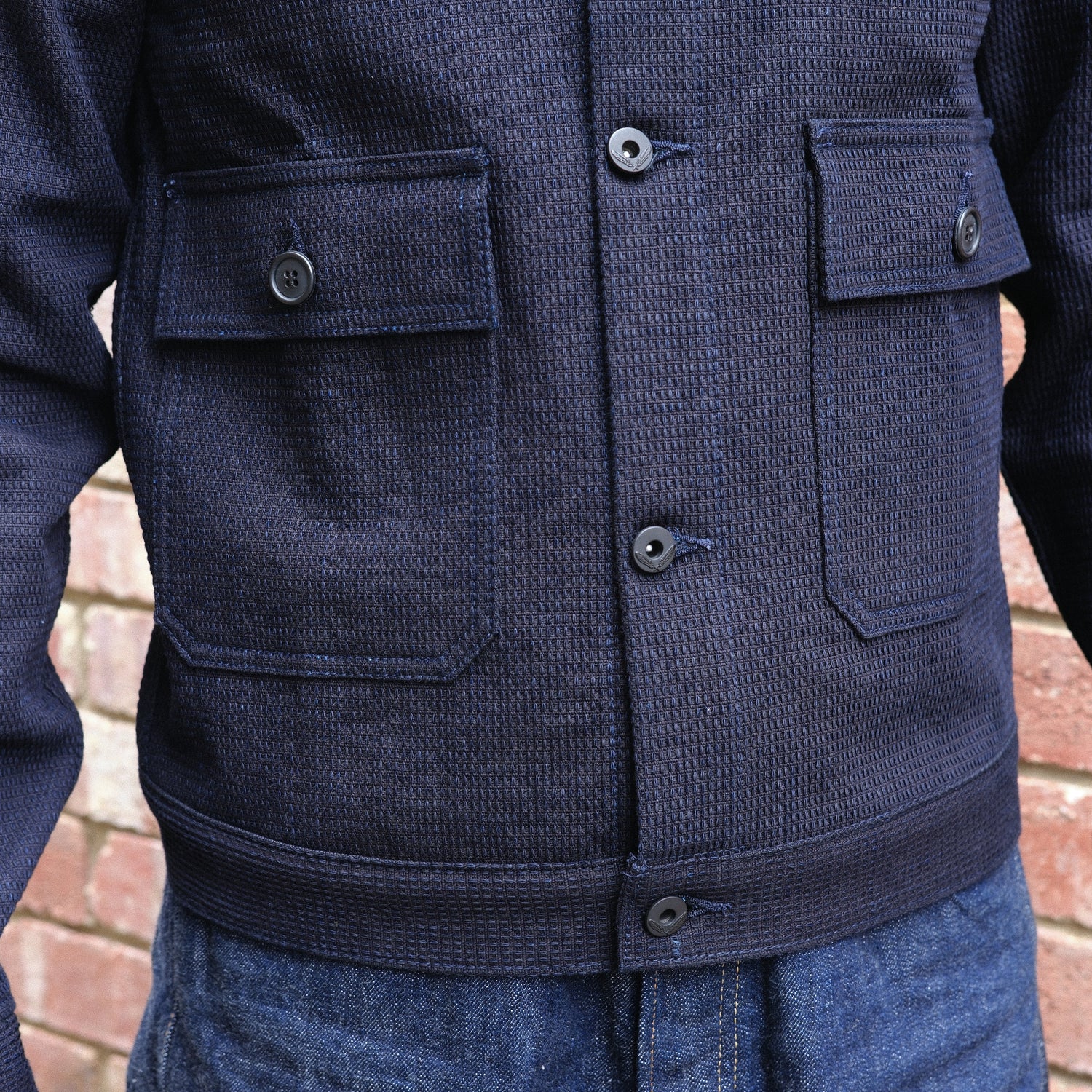 Ranger Jacket / Indigo Shashiko Waffle