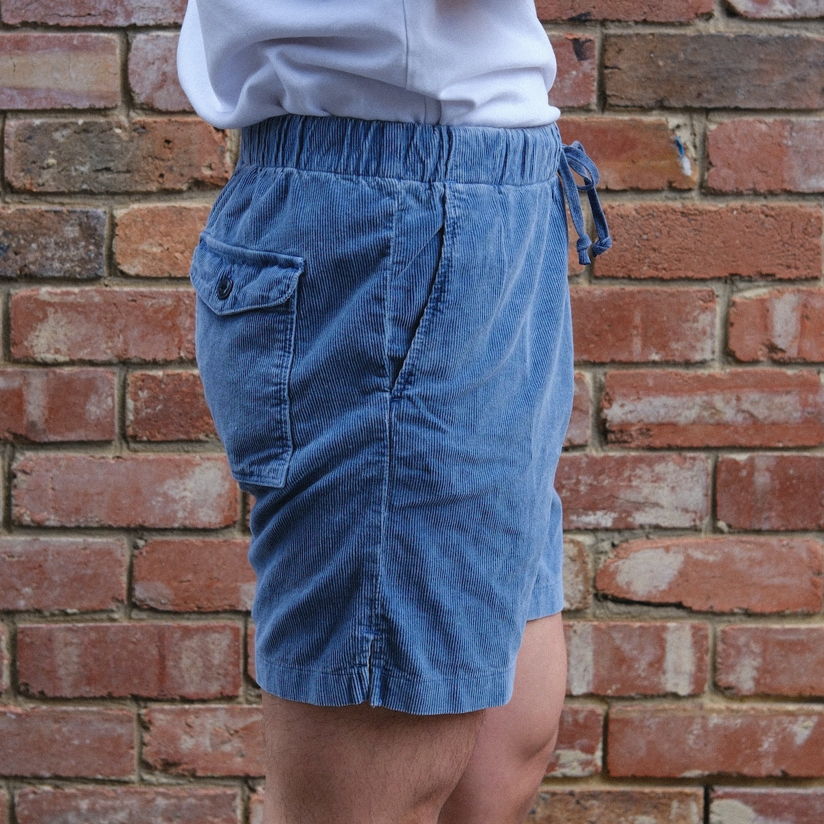 Corduroy Easy Short / Union Blue