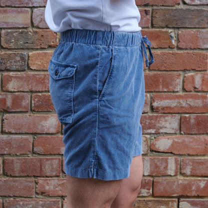 Corduroy Easy Short / Union Blue