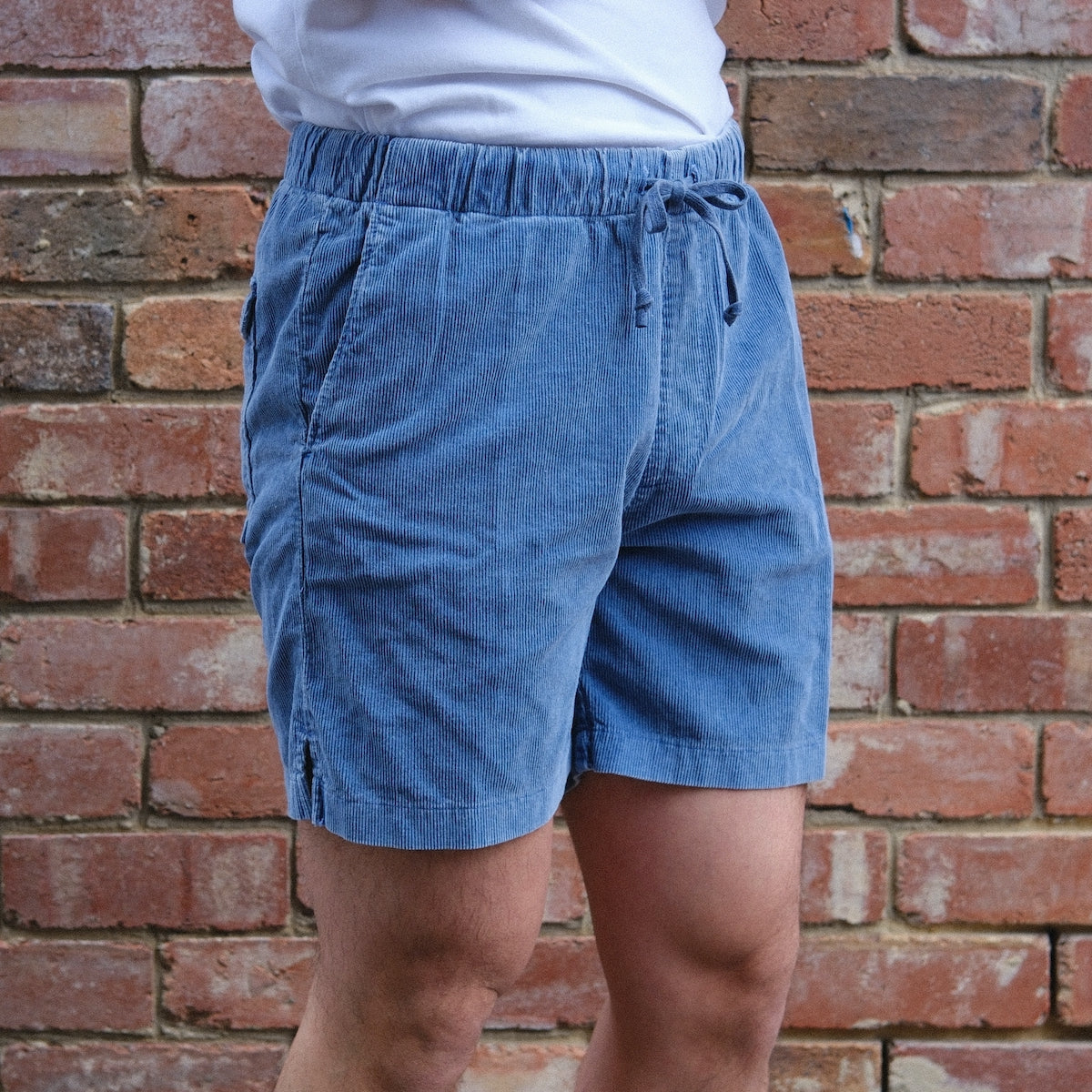 Corduroy Easy Short / Union Blue