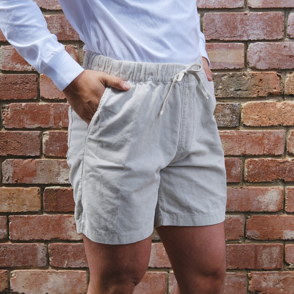Corduroy Easy Short / Salt