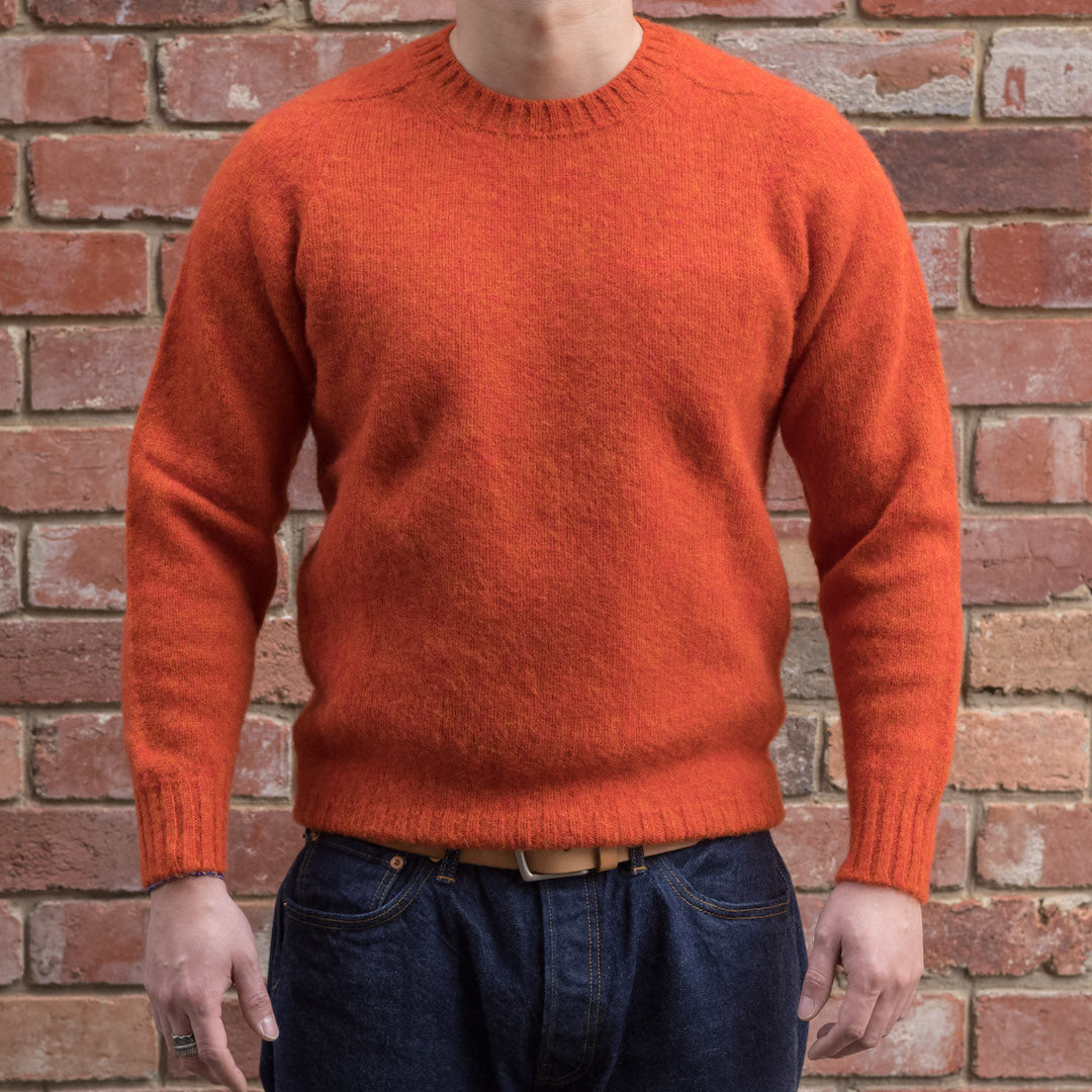 Saddle Shoulder Crew Neck / Spice