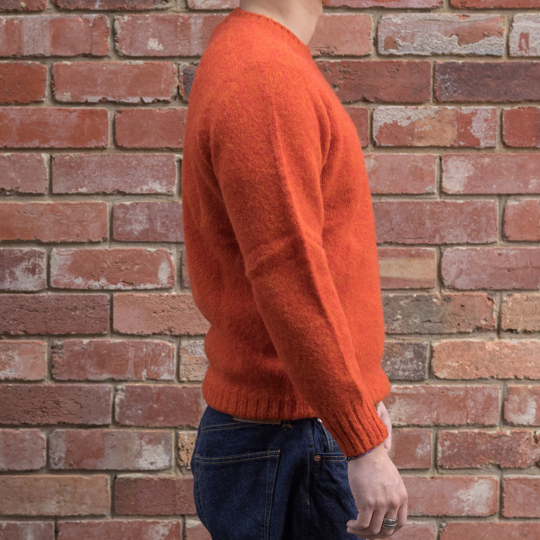 Saddle Shoulder Crew Neck / Spice