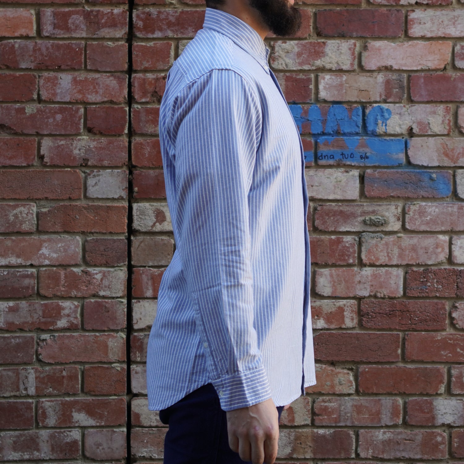 Oxford Shirt / Blue Stripe