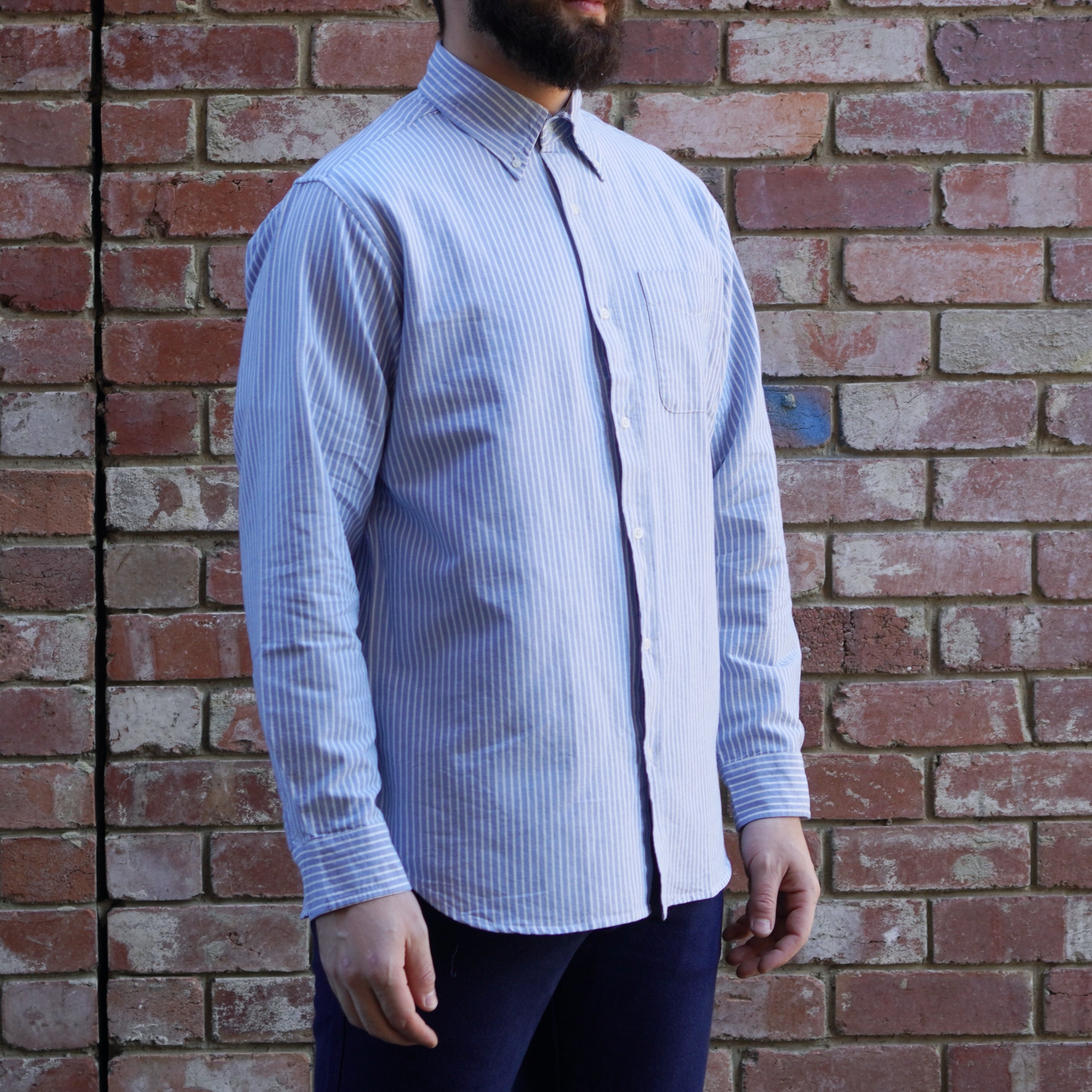 Oxford Shirt / Blue Stripe