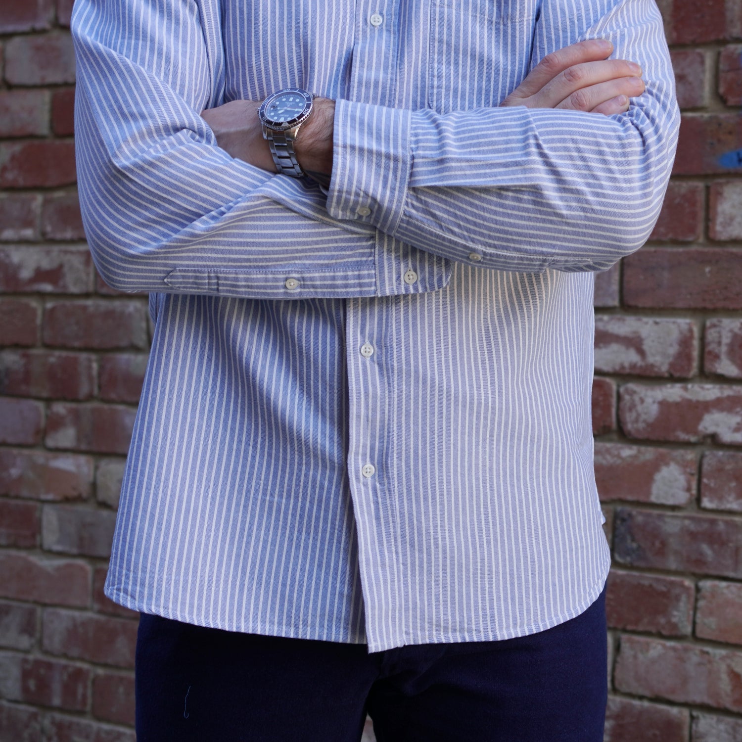 Oxford Shirt / Blue Stripe