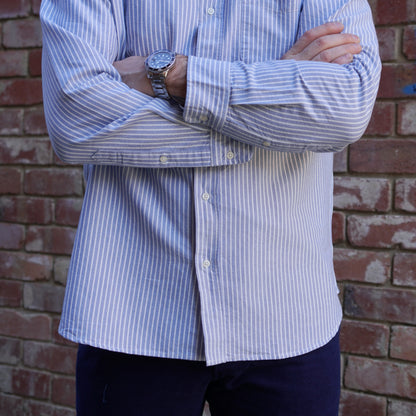 Oxford Shirt / Blue Stripe