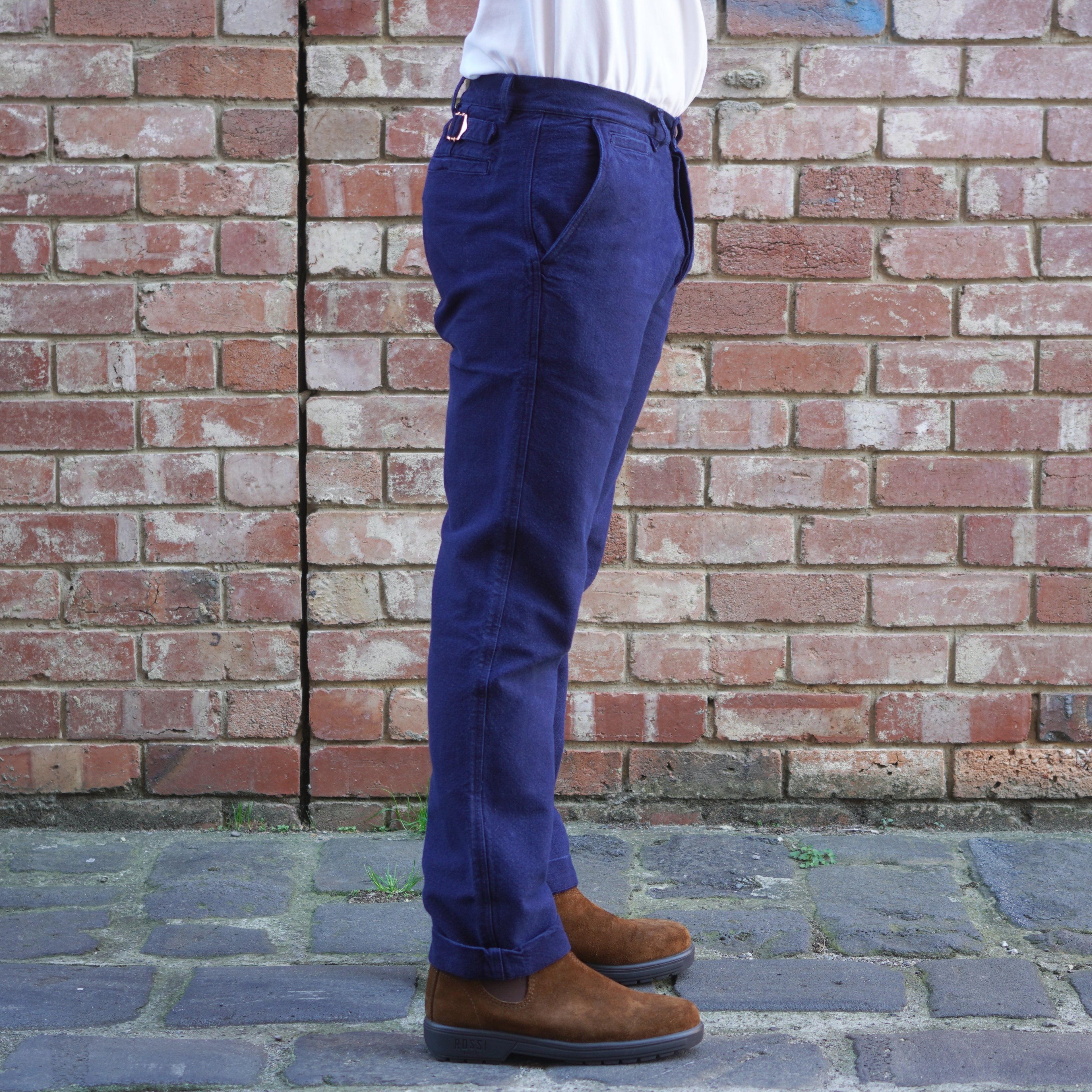Rustic Hunting Chino / Indigo Canvas