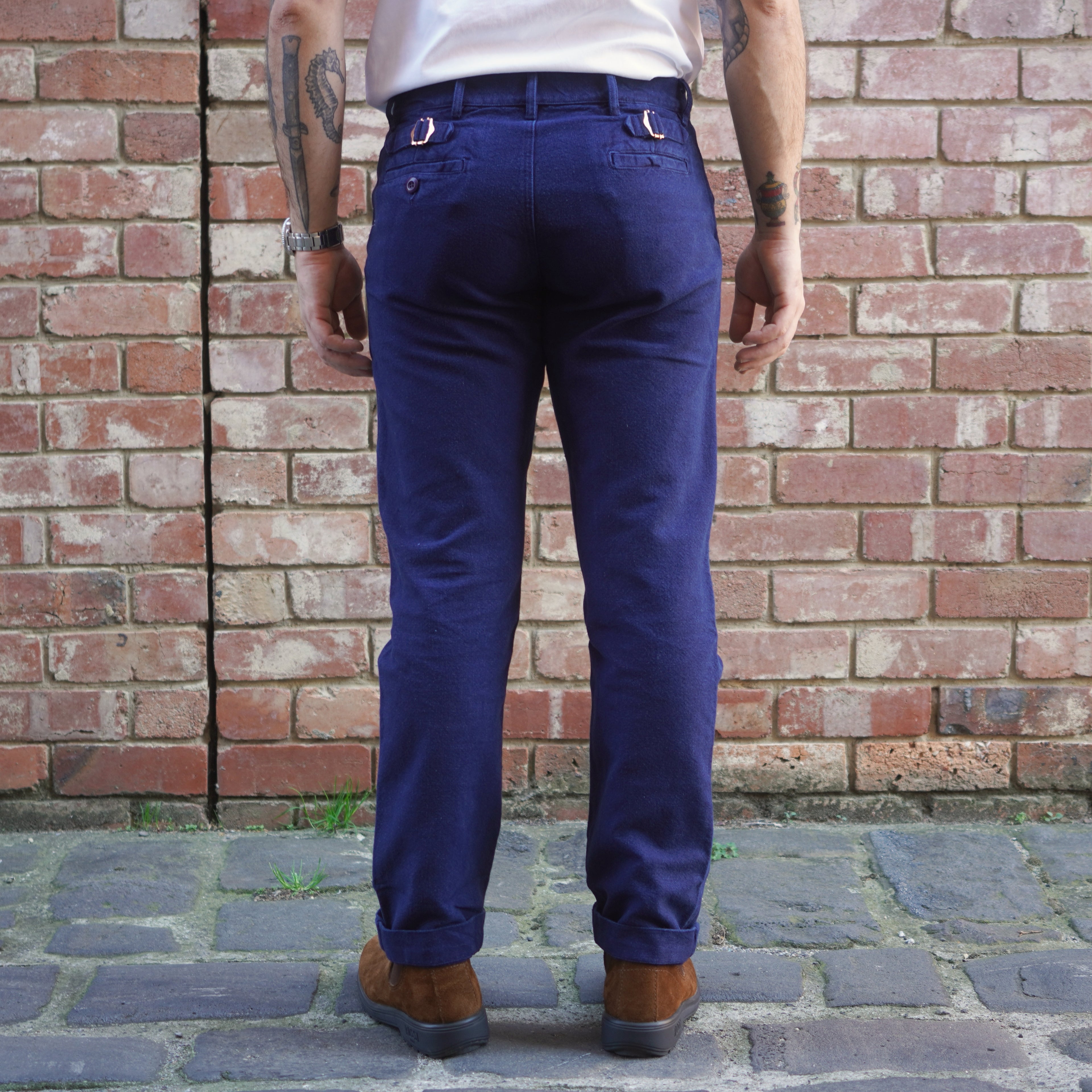 Rustic Hunting Chino / Indigo Canvas
