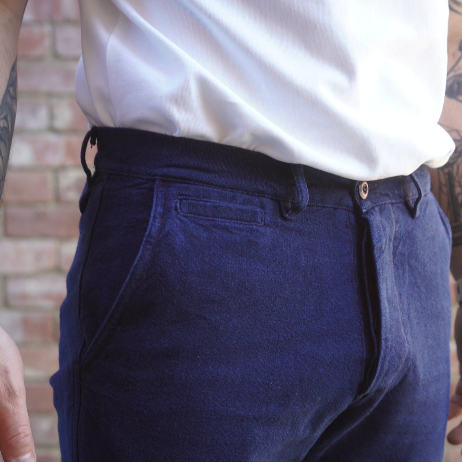 Rustic Hunting Chino / Indigo Canvas