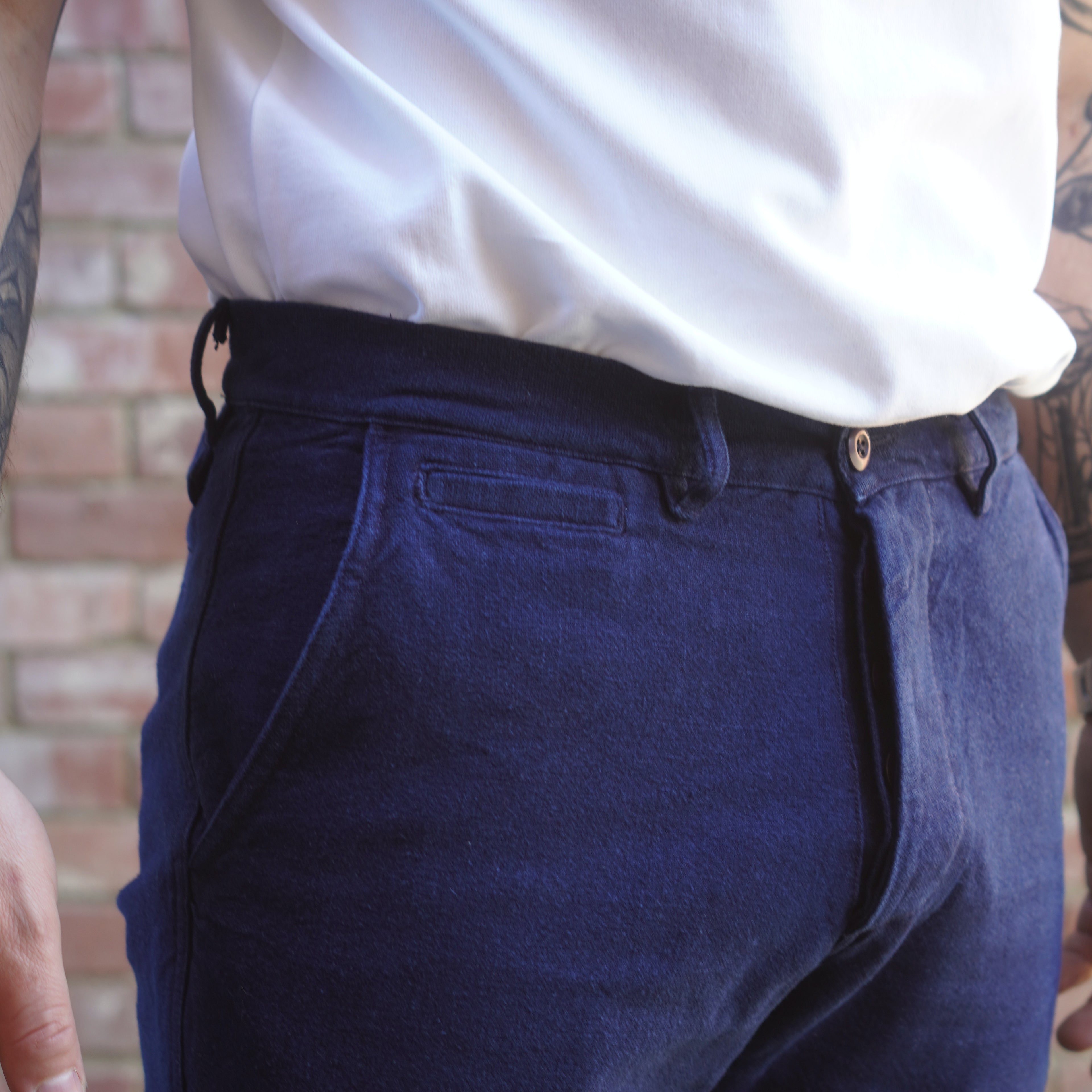 Rustic Hunting Chino / Indigo Canvas