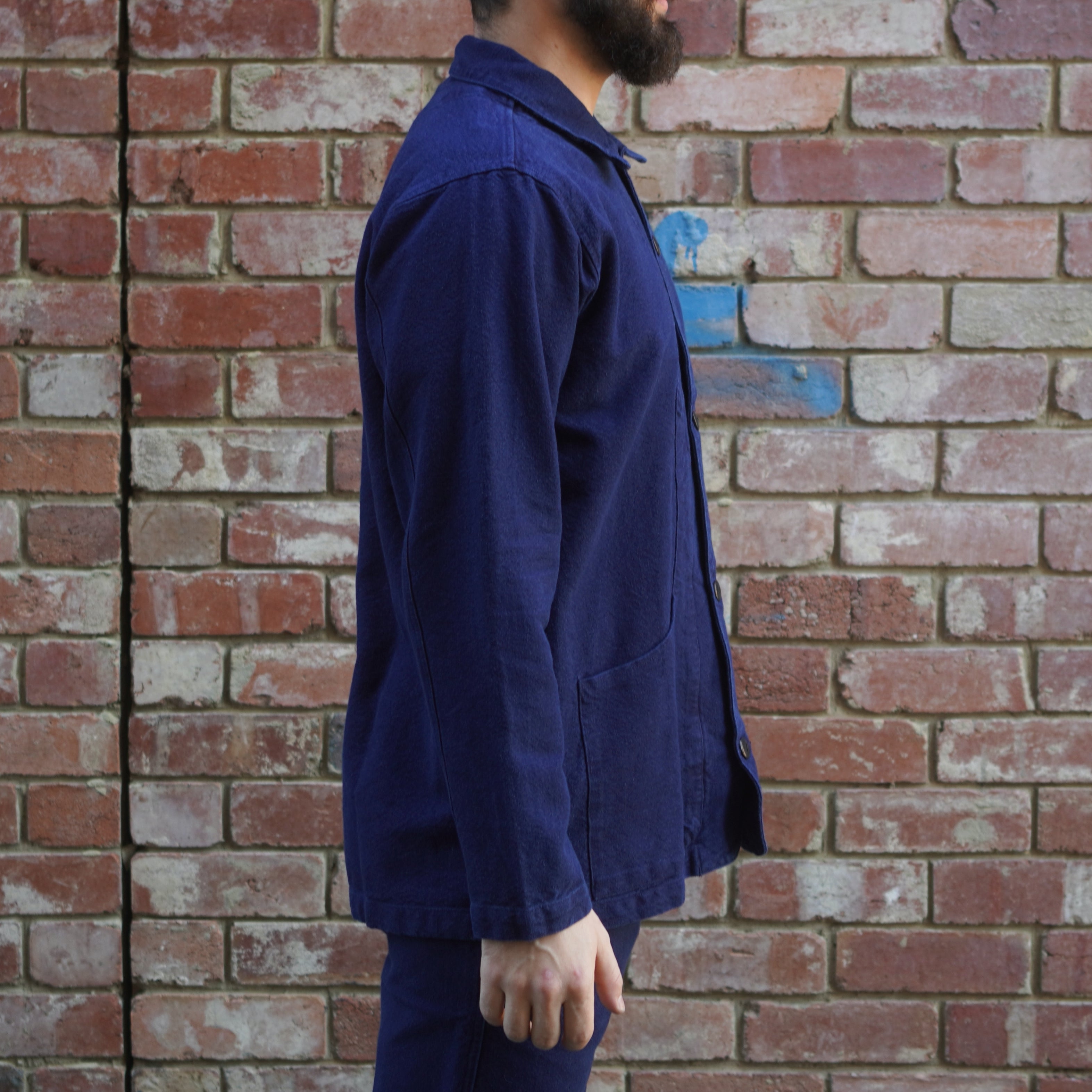 Rustic Hunting Jacket / Indigo Canvas