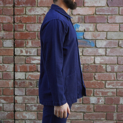 Rustic Hunting Jacket / Indigo Canvas