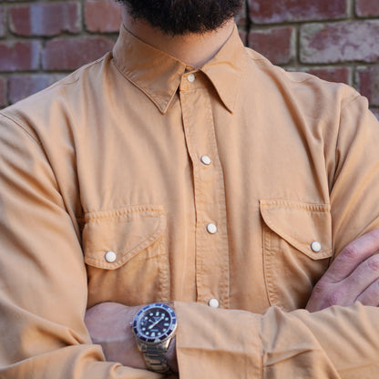 Tencel Gabardine Shirt / Apricot