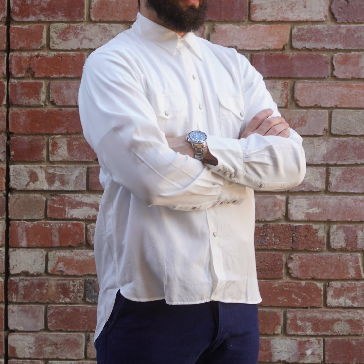 Tencel Gabardine Shirt / Natural