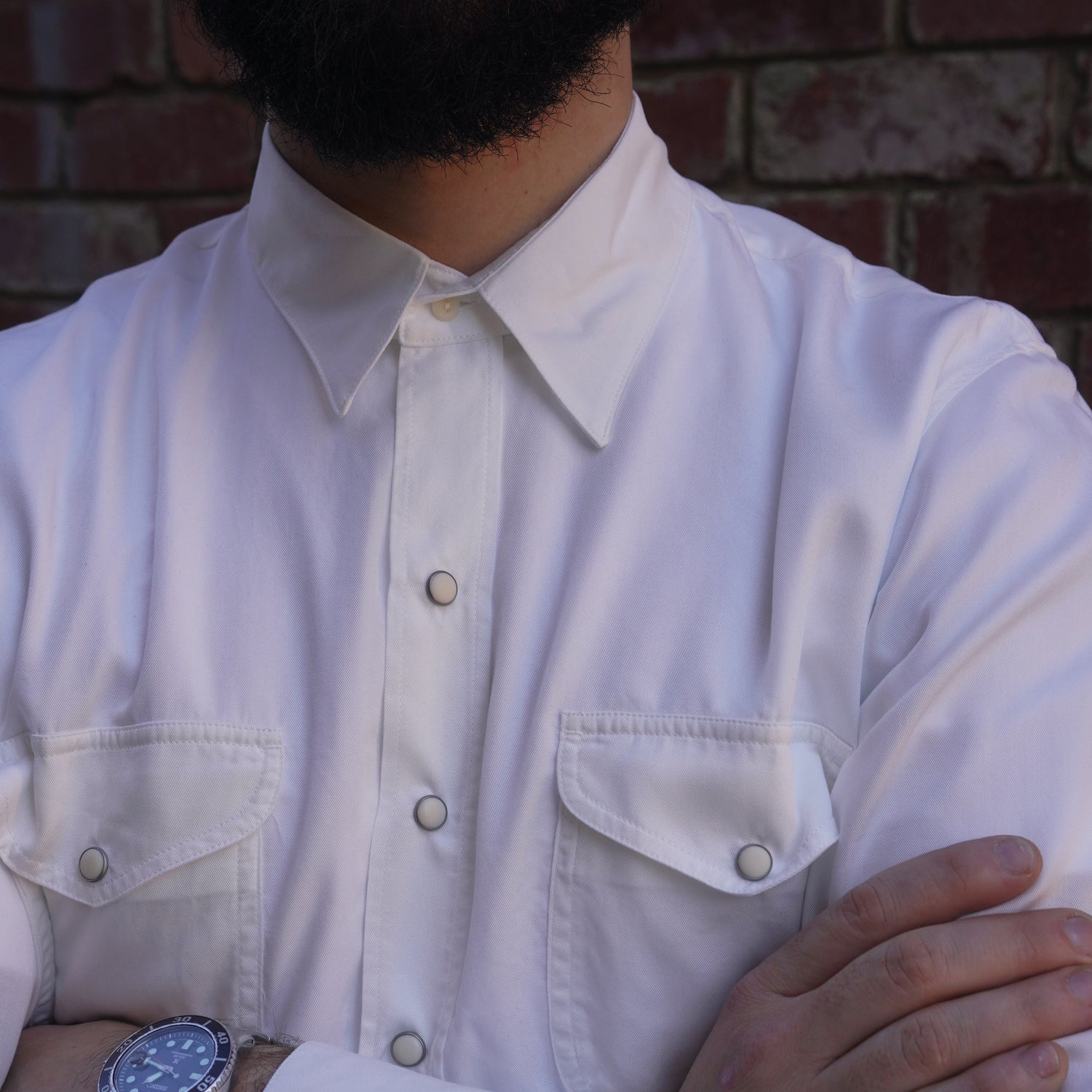 Tencel Gabardine Shirt / Natural