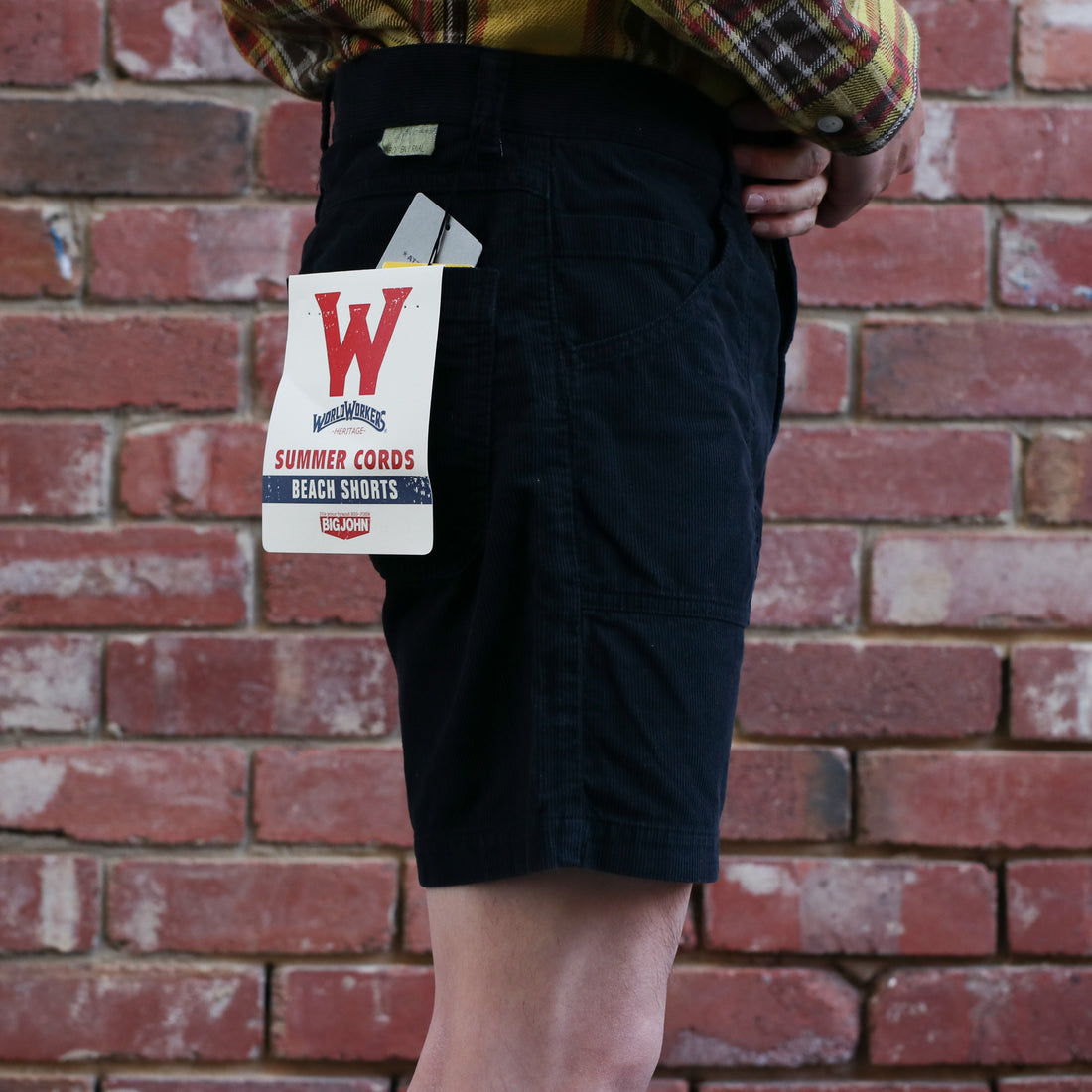 Corduroy Shorts / Black