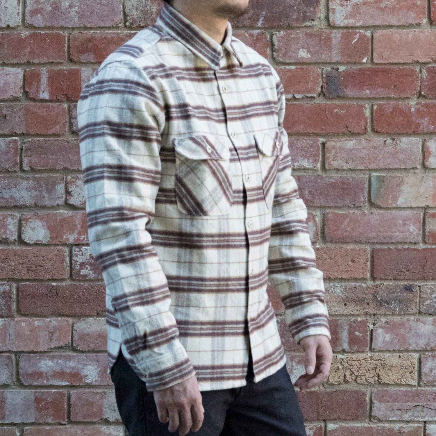 Benson Shirt / Cream Plaid