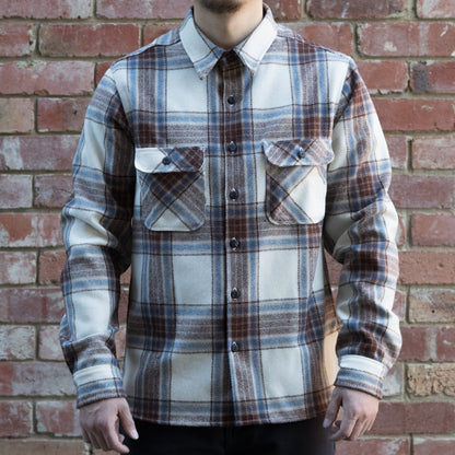 Benson Shirt / Ivory Wool Plaid