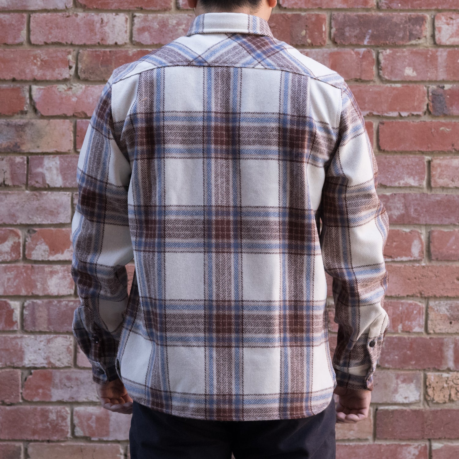 Benson Shirt / Ivory Wool Plaid