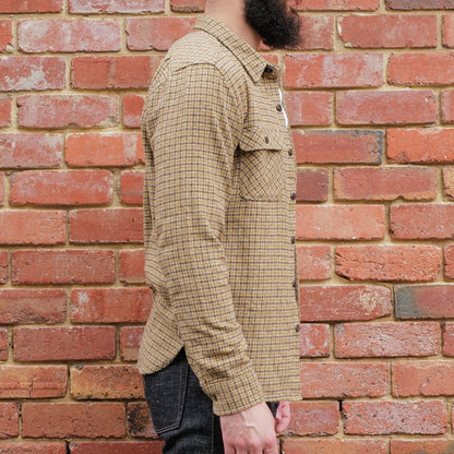 Jepson Shirt / Tan Micro Plaid