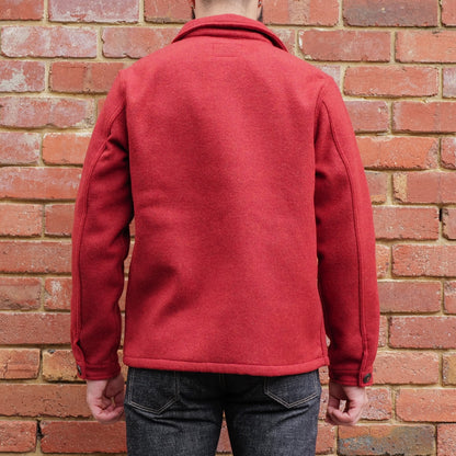 Midway Jacket / Red Wool Melton