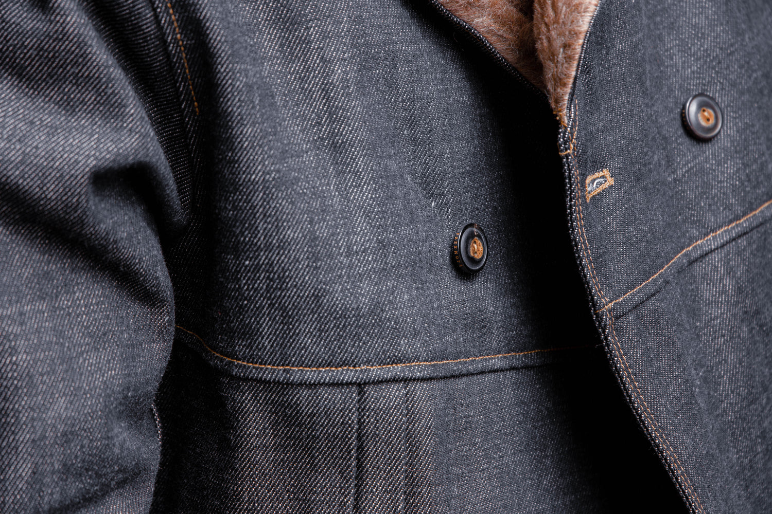 Pleated Rancher Coat / Indigo