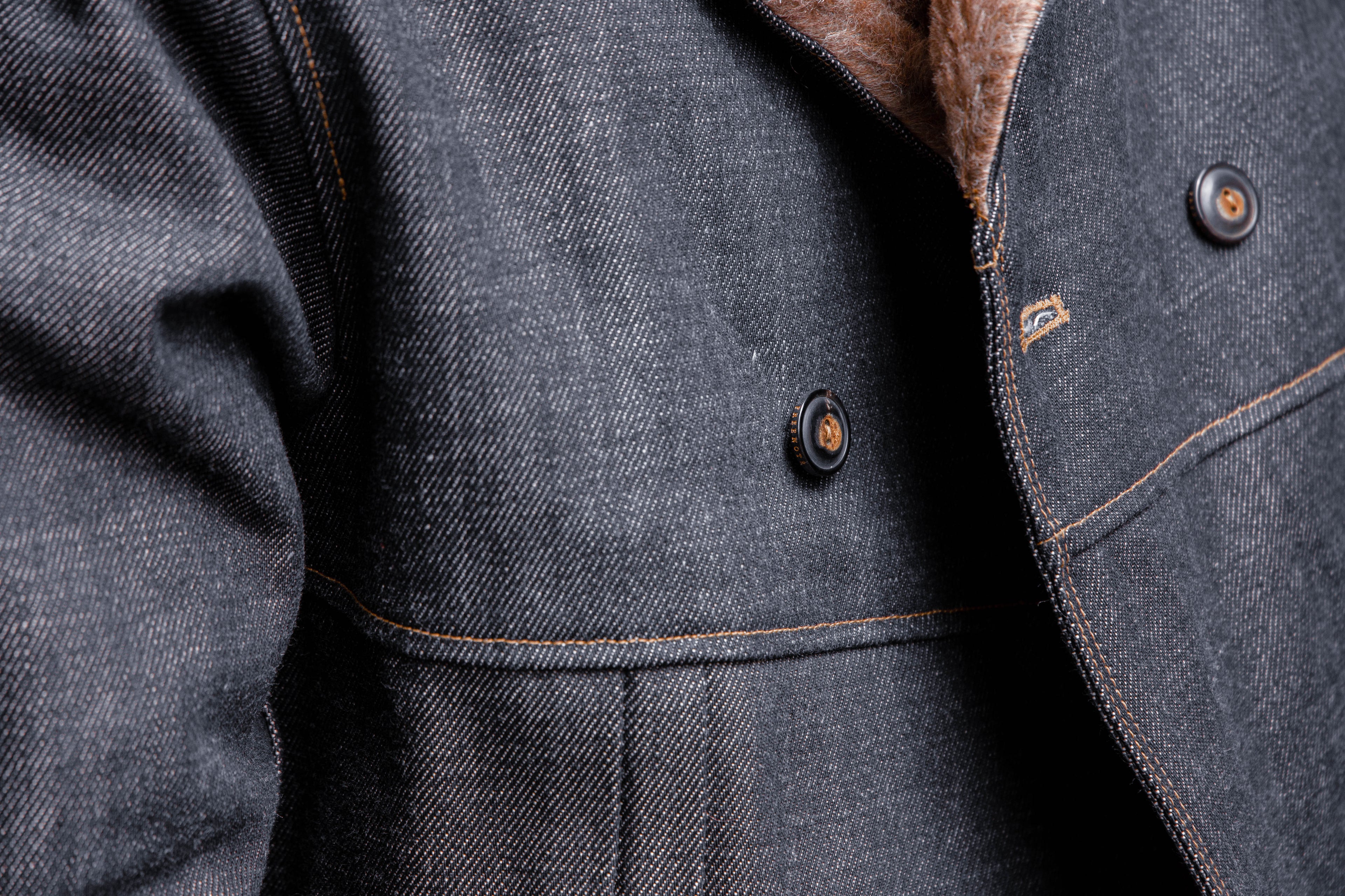 Pleated Rancher Coat / Indigo