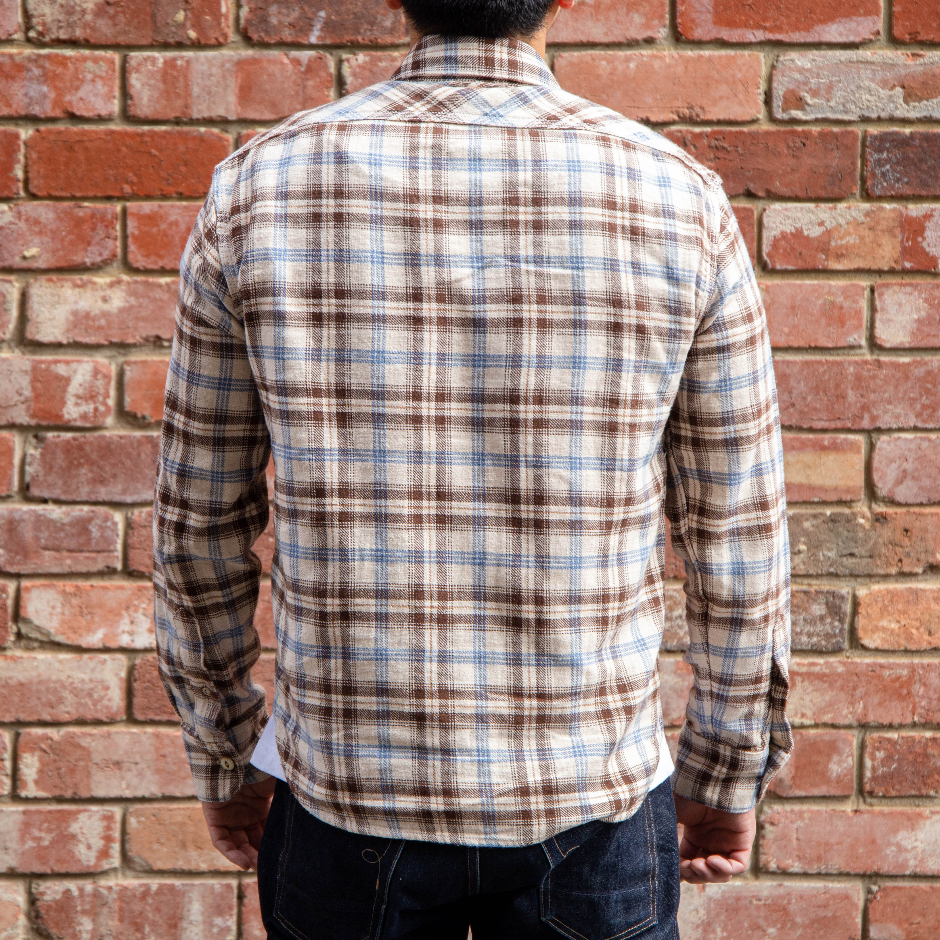 Wells Shirt / Cream Plaid