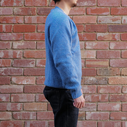 Wool Crew Pullover / Fresh Surf