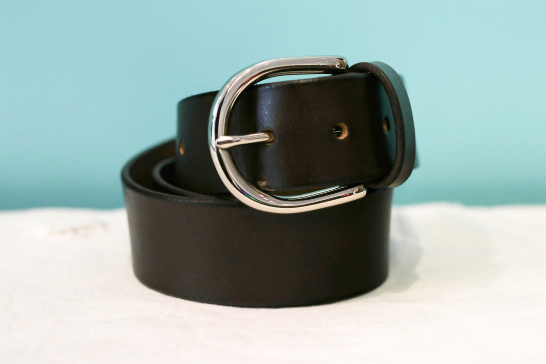 Silver Buckle / Wide Brown